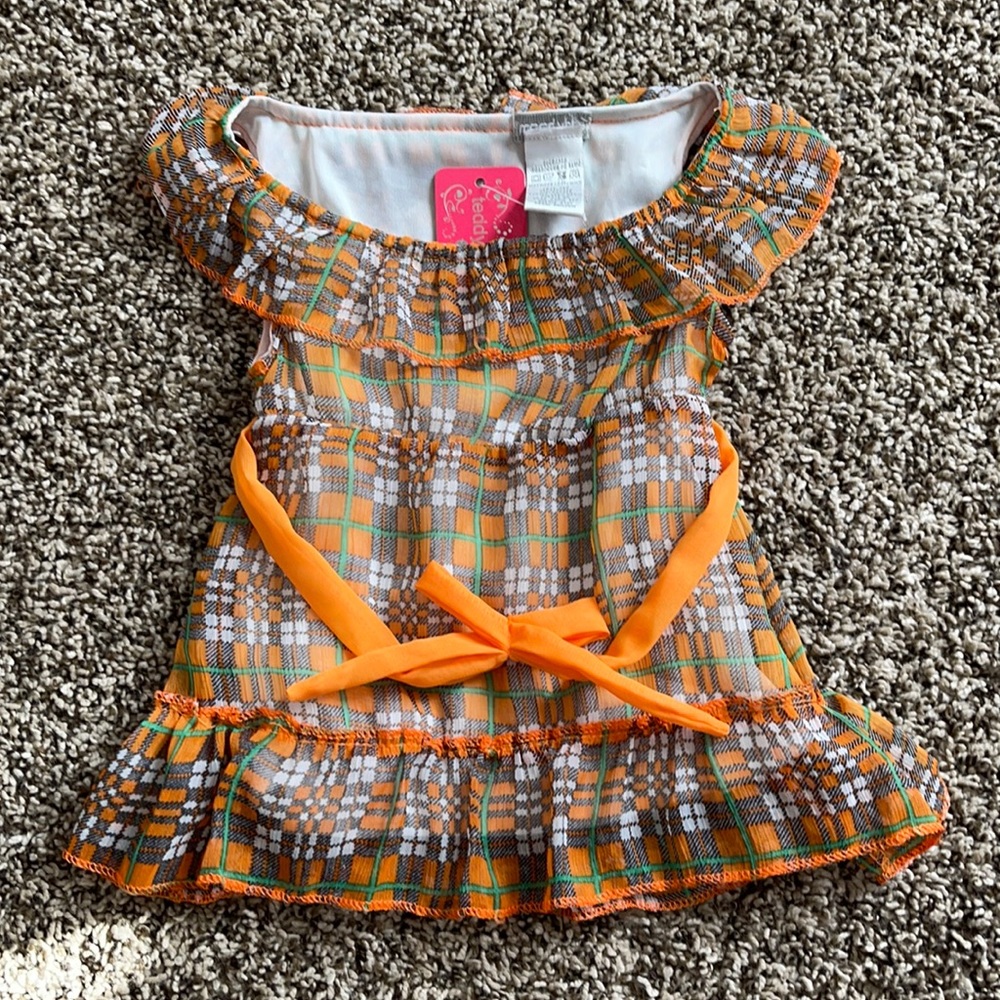 Teddy Boom Dress size 12 month NWT